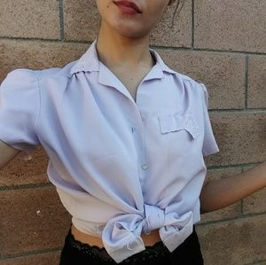 [Vintage] 50's Button Down Blouse